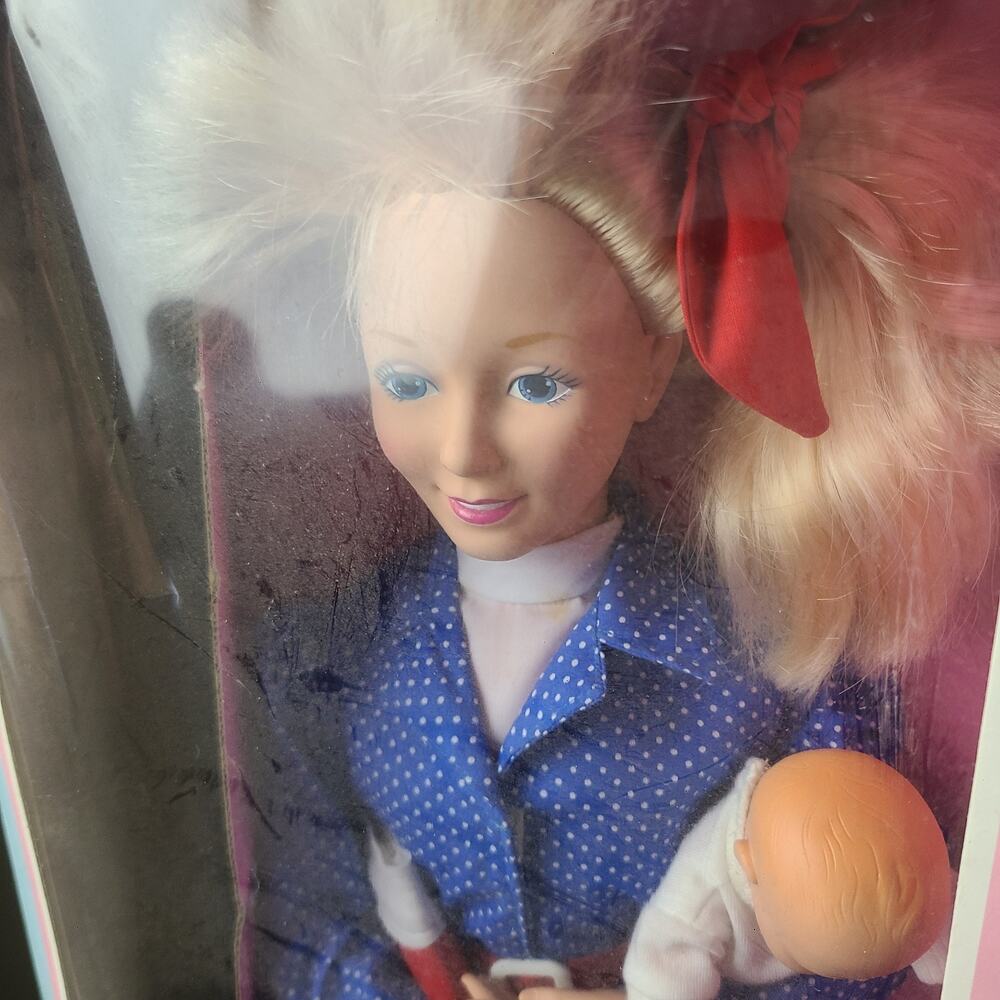 Vintage 1990 The‎ Original Mommy Doll 19" Blonde Hair With Baby Tootsie Toys - Picture 13 of 16
